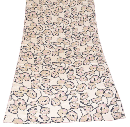 Sushila Vintage Cream Scrap Dupatta Pure Silk Digital Printed Long Stole