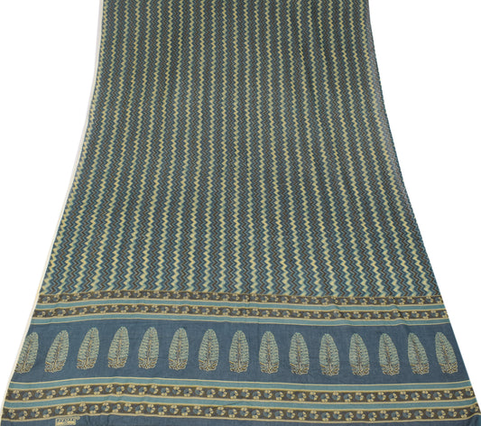 Sushila Vintage Pure Cotton Dupatta Hand Block Printed Multi-Color Soft Long Stole