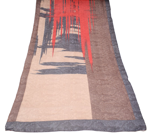 Sushila Vintage Multi-Color Dupatta Pure Georgette Silk Printed Long Stole