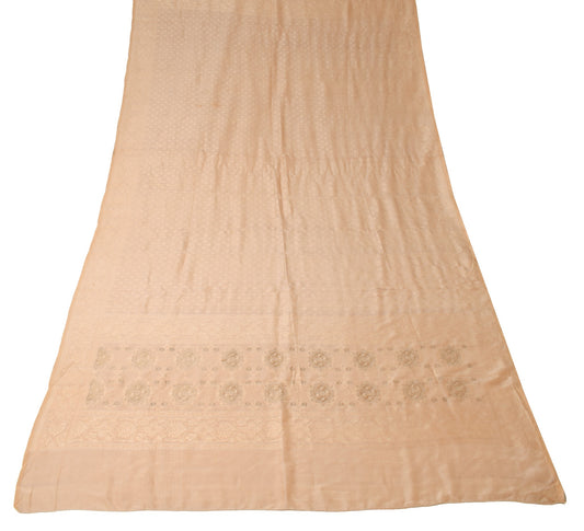 Sushila Vintage Floral Woven Scrap Dupatta Pure Silk Banarasi Soft Long Stole