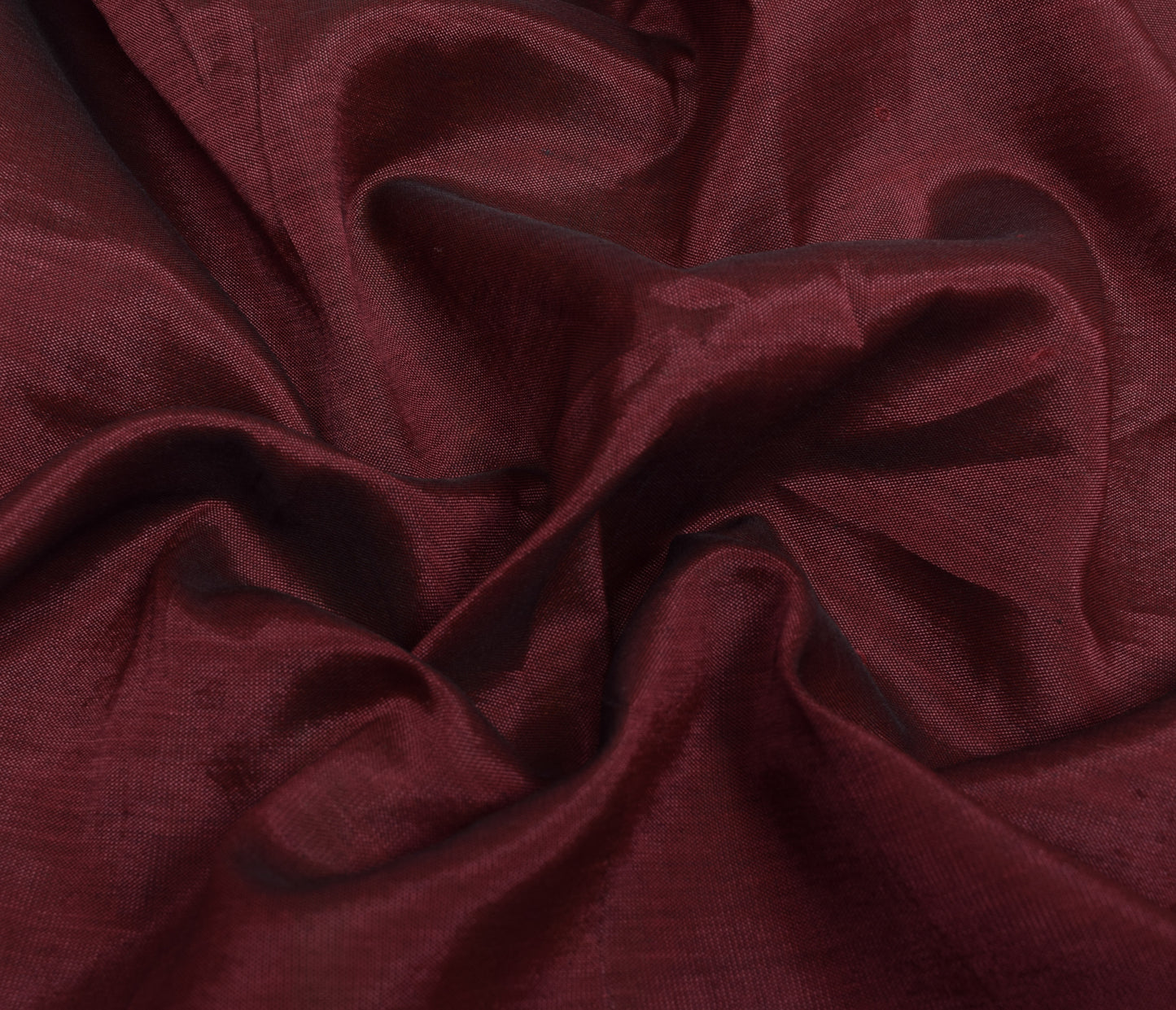Sushila Vintage Maroon Indian Saree Blend Silk Zari Brocade Sari Craft Fabric