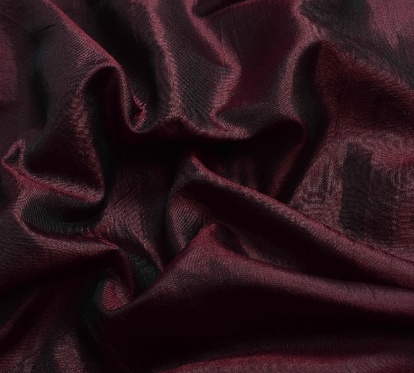 Sushila Vintage Dark Maroon Dual Tone Saree 100%Pure Silk Woven Soft Sari Fabric