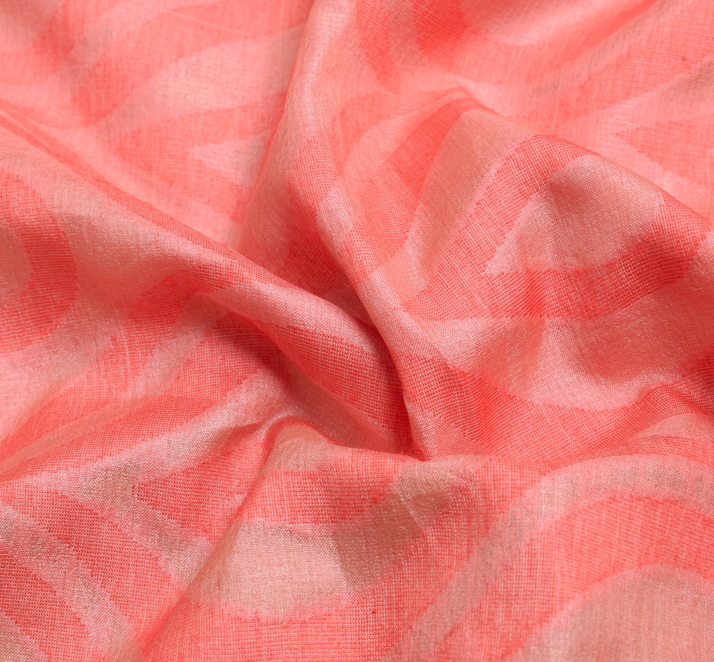 Sushila Vintage Pink Saree 100% Pure Tussar Silk Woven Daily Wear Sari Fabric