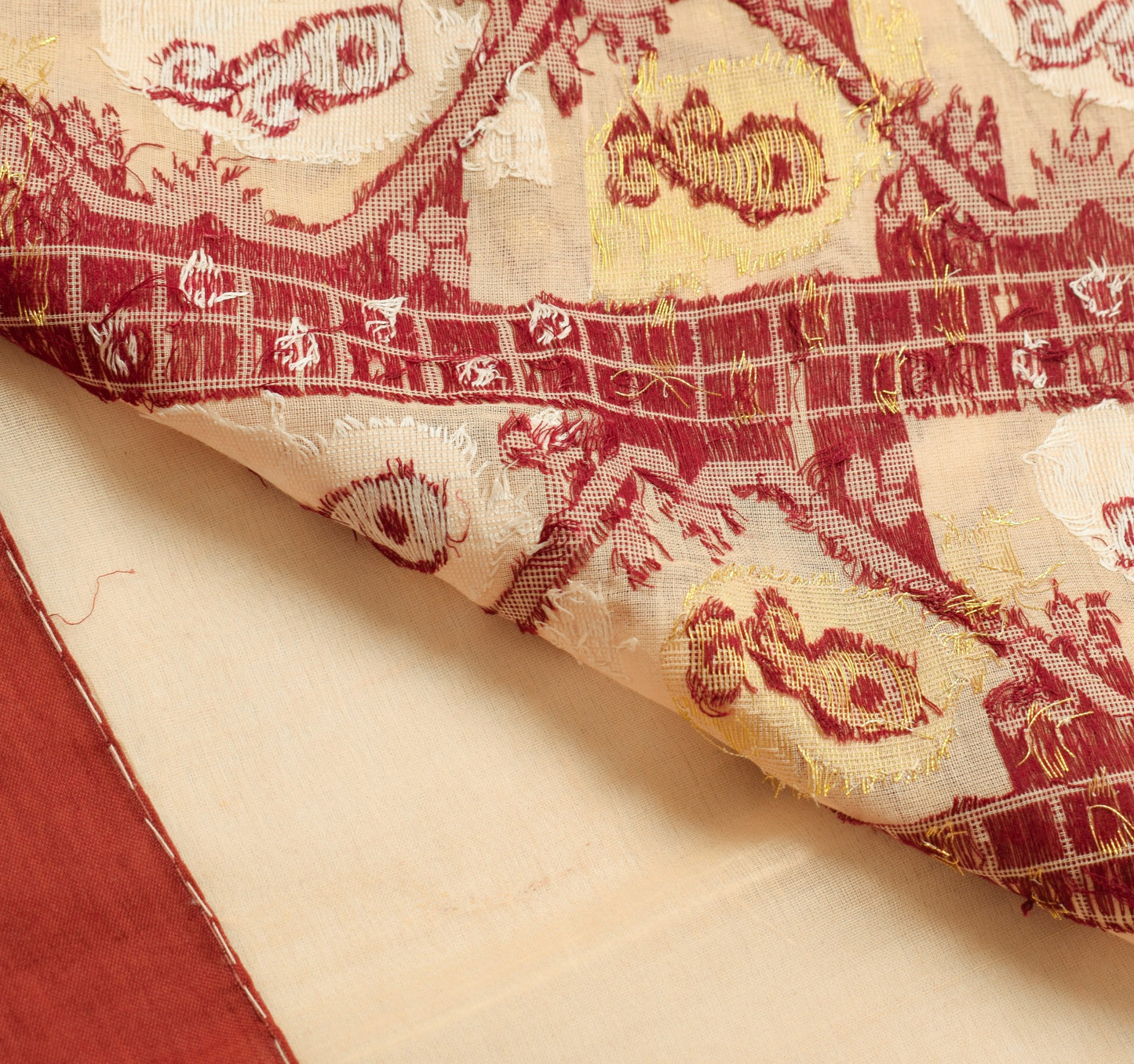 Sushila Vintage Heavy Sarees Pure Cotton Handwoven Dhakai Jamdani Sari Fabric