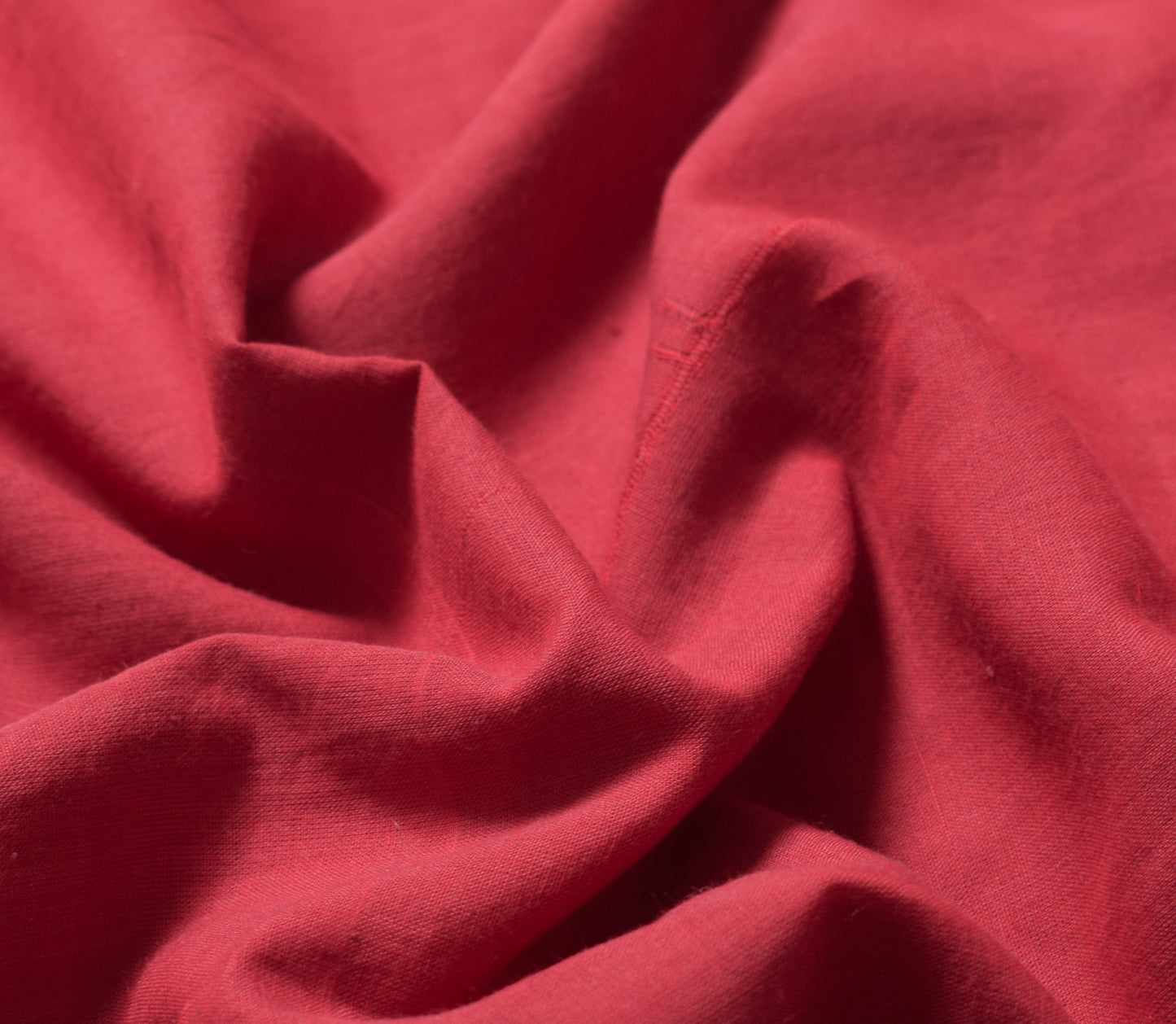Sushila Vintage Maroon Saree Rudraksh Border Pure Cotton Handloom Sari Fabric