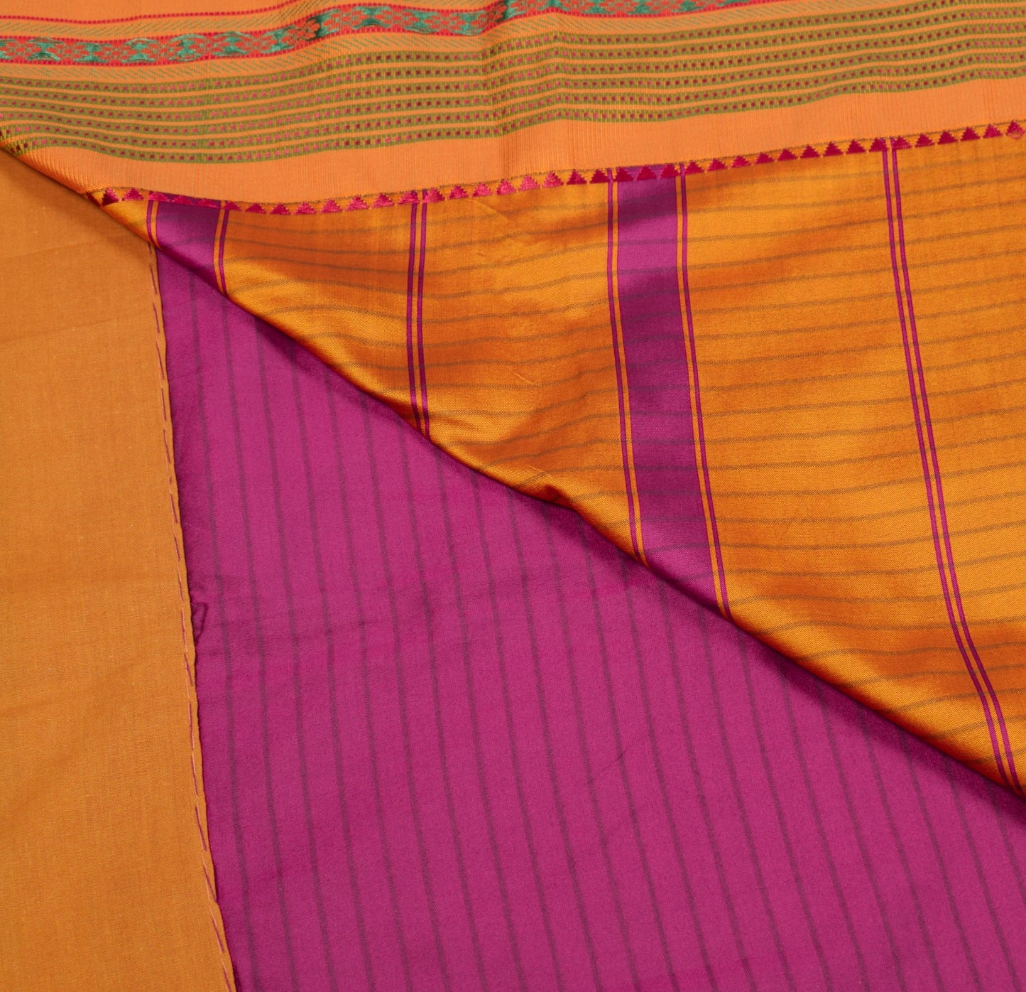 Sushila Vintage Magenta Art Silk Saree Woven Chettinad/Kandangi Sari 6 YD Fabric