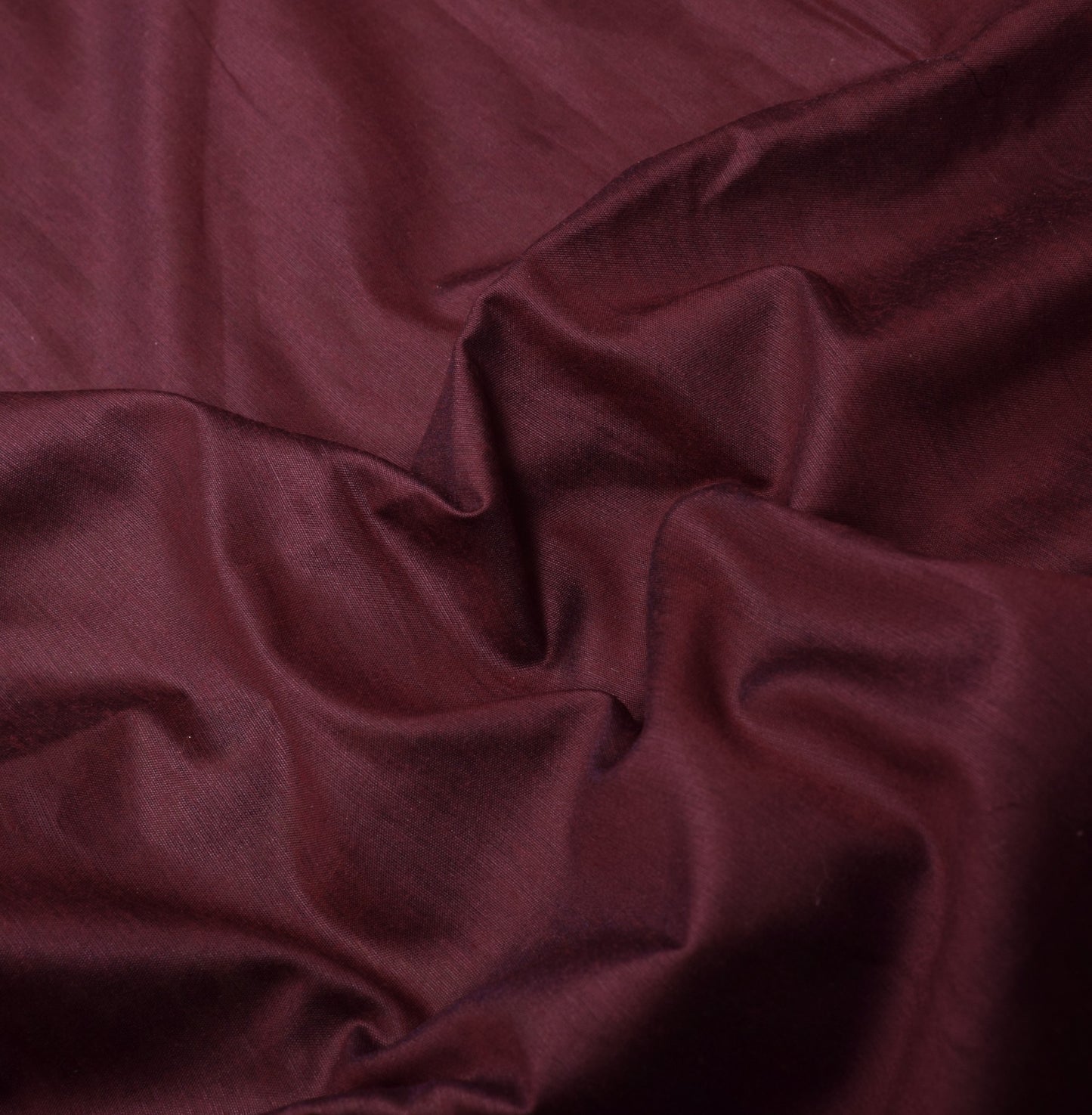 Sushila Vintage Peacock Woven Saree Art Cotton Maroon Kanjivaram 5YD Sari Fabric