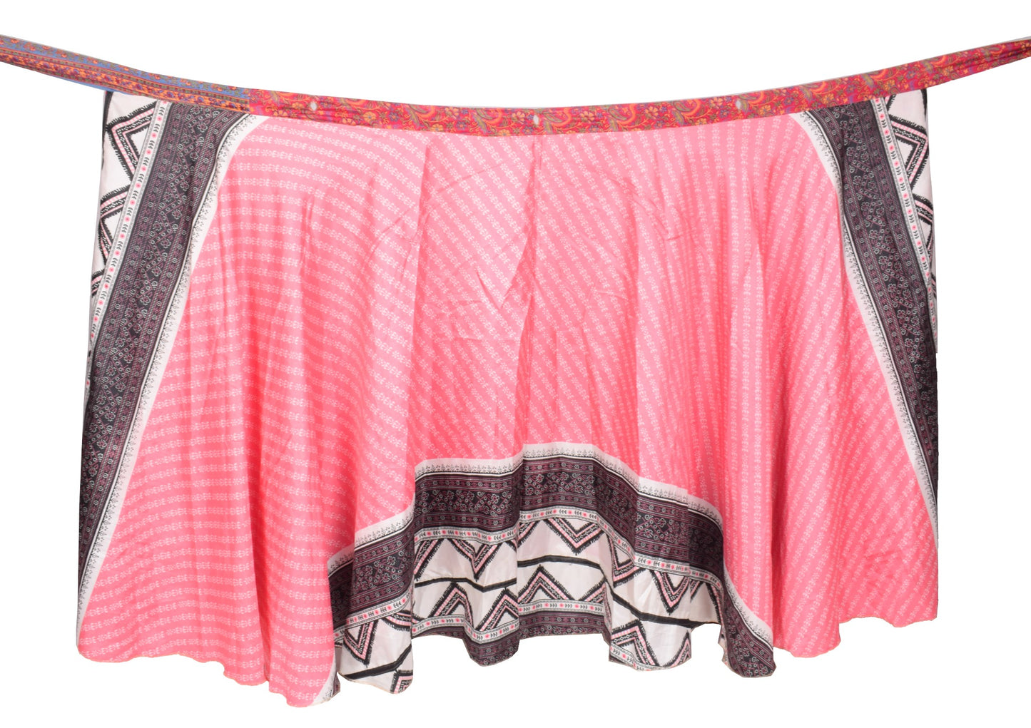 Sushila Vintage ??? Silk Saree Magic Wrap Reversible Skirt Beach Dress Clothing