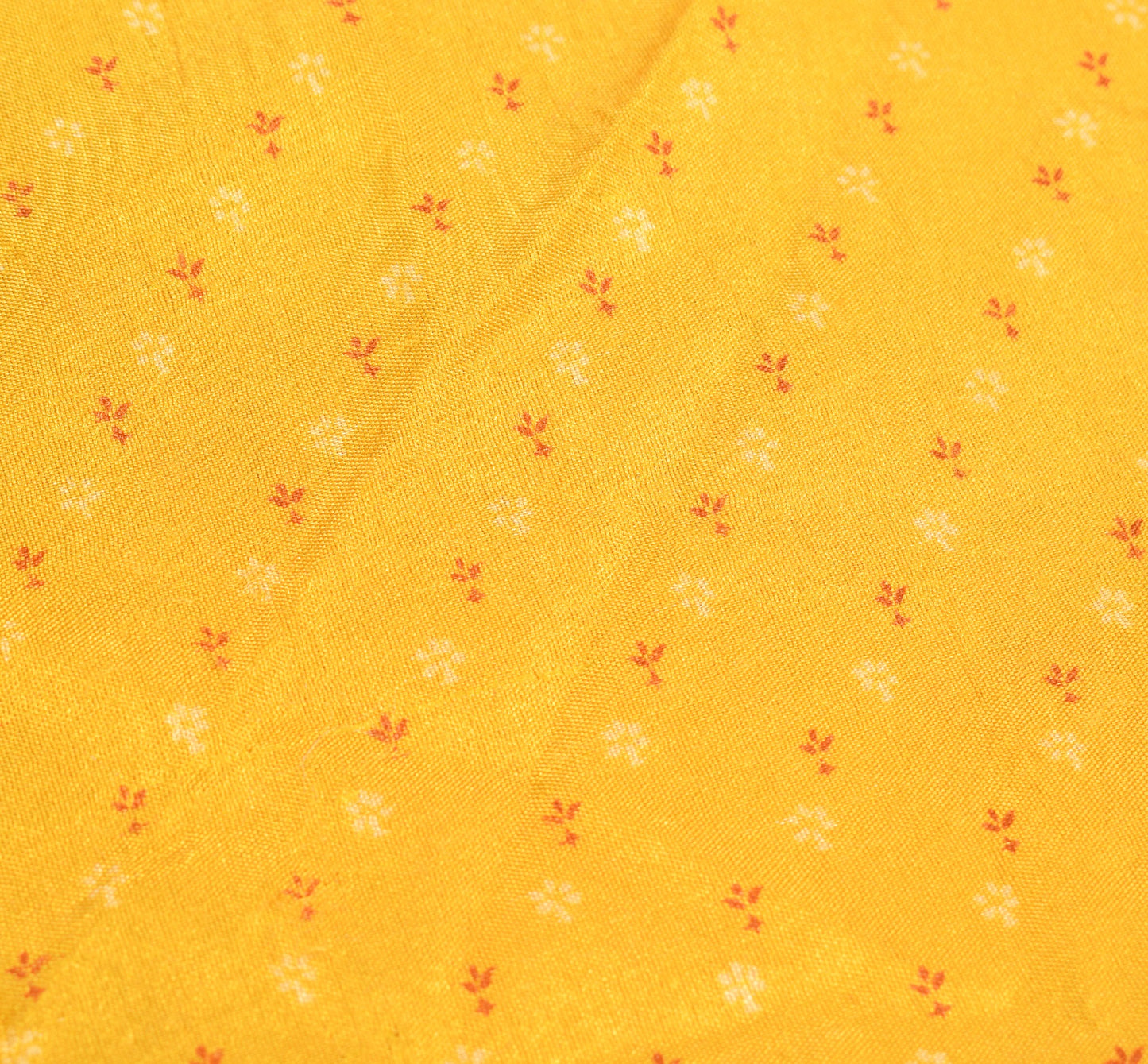 Sushila Vintage Mini Wrap Magic Skirt Yellow Art Silk Reversible Beach Dress