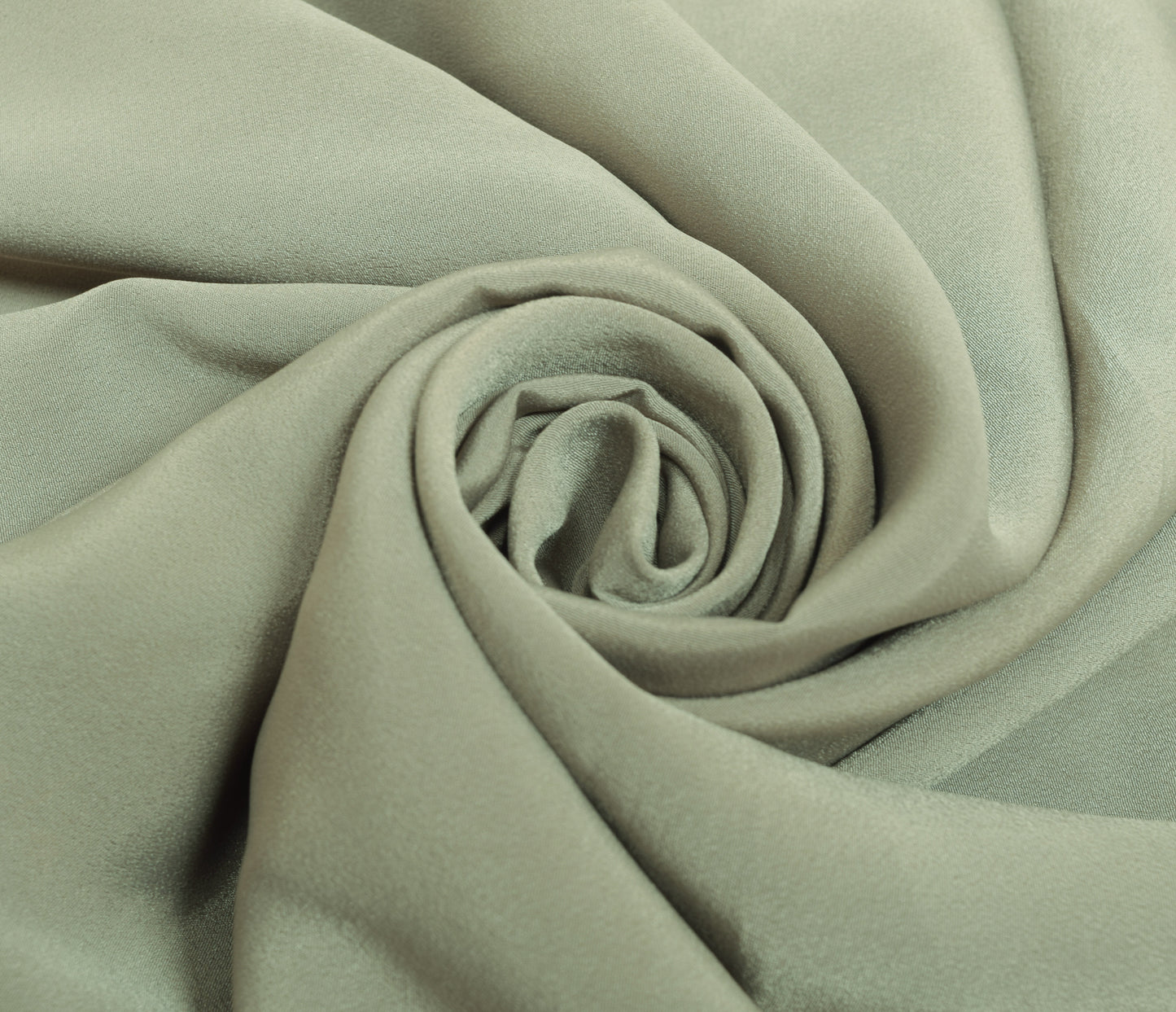 Sushila Vintage Grayish Green Silk Sari Remnant Scrap Multi Purpose Craft Fabric