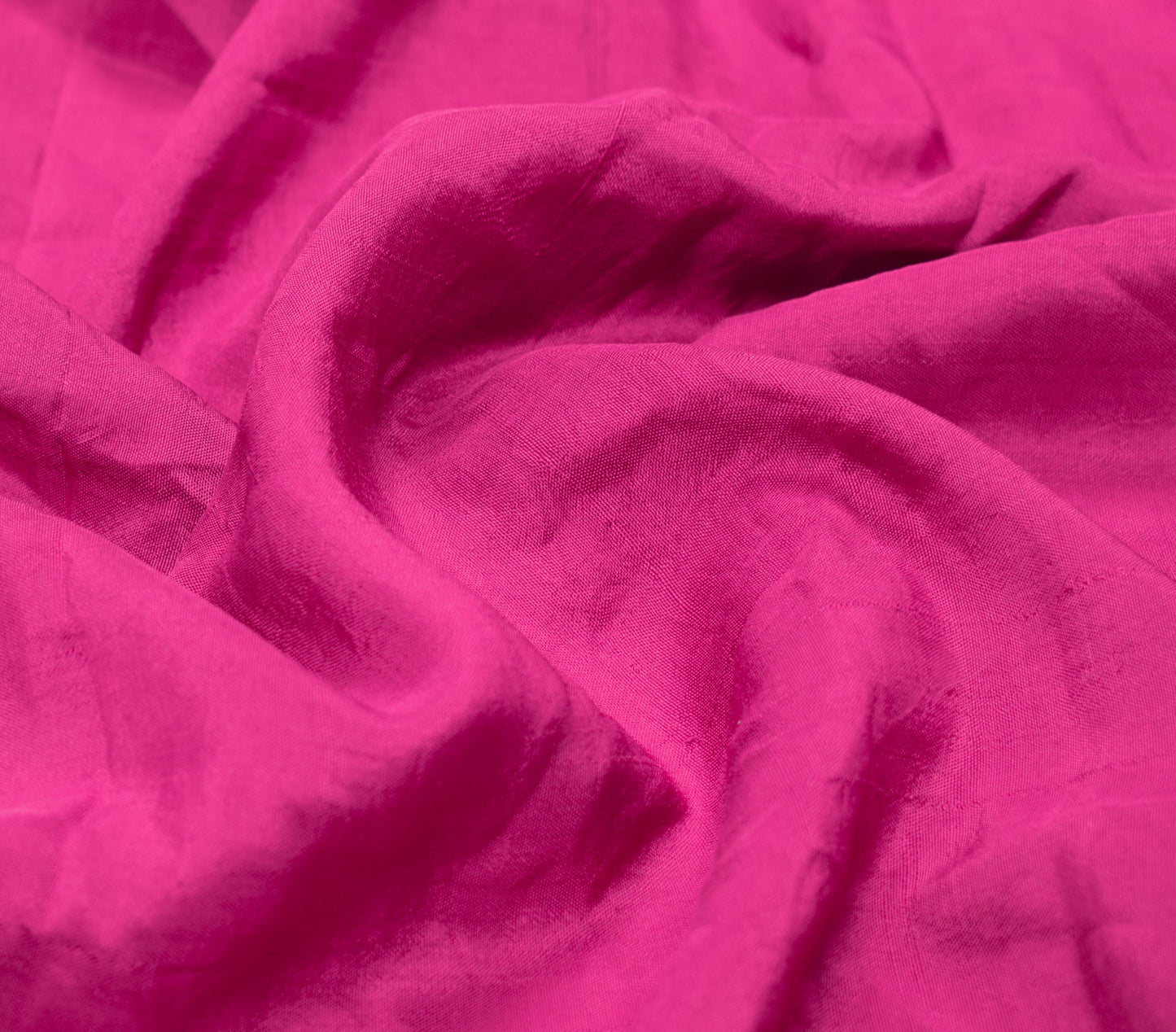Sushila Vintage Pink Sari Remnant Scrap Multi Purpose Pure Silk Craft Fabric
