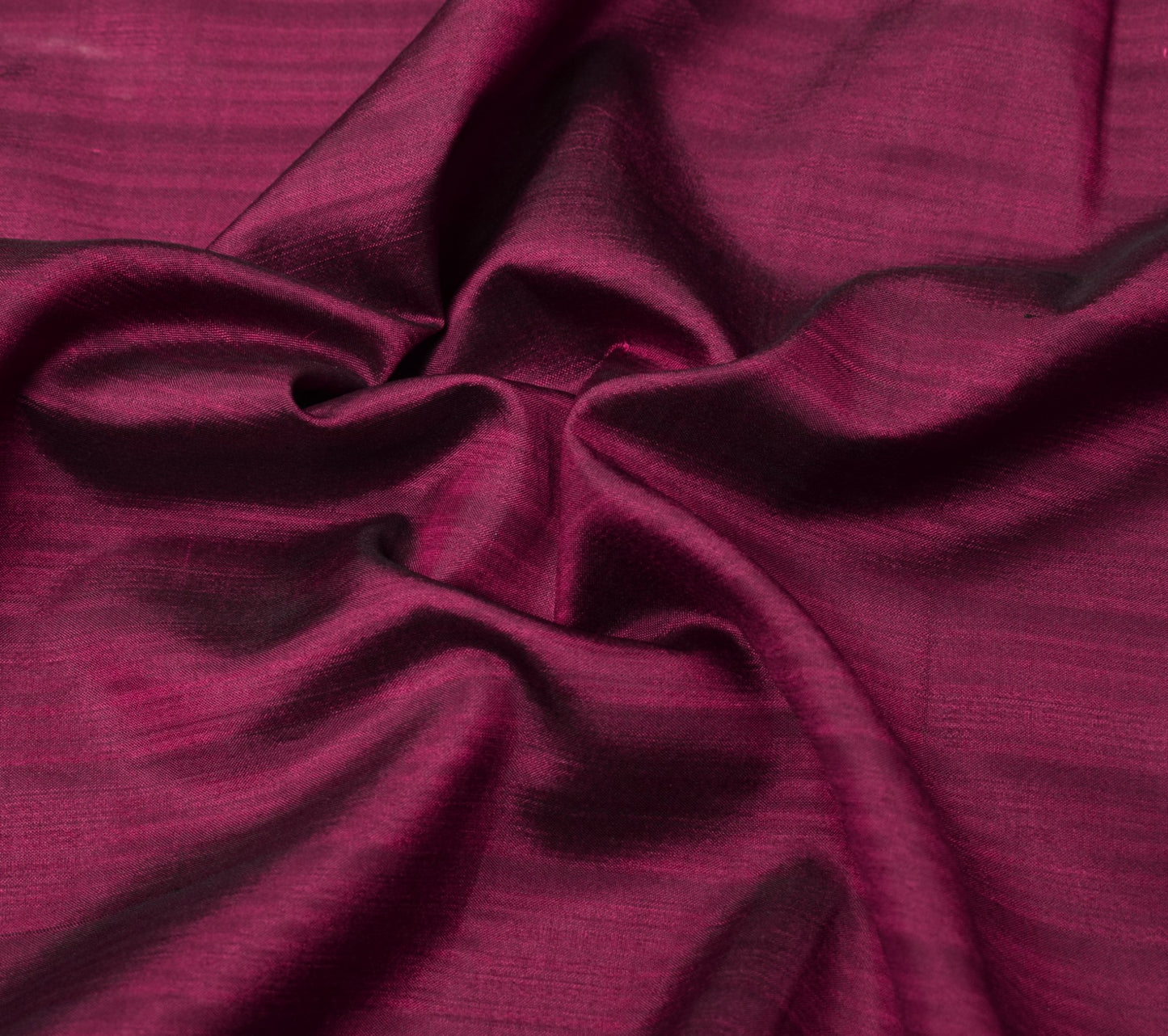Sushila Vintage Magenta Sari Remnant Scrap Multi Purpose Pure Silk Craft Fabric