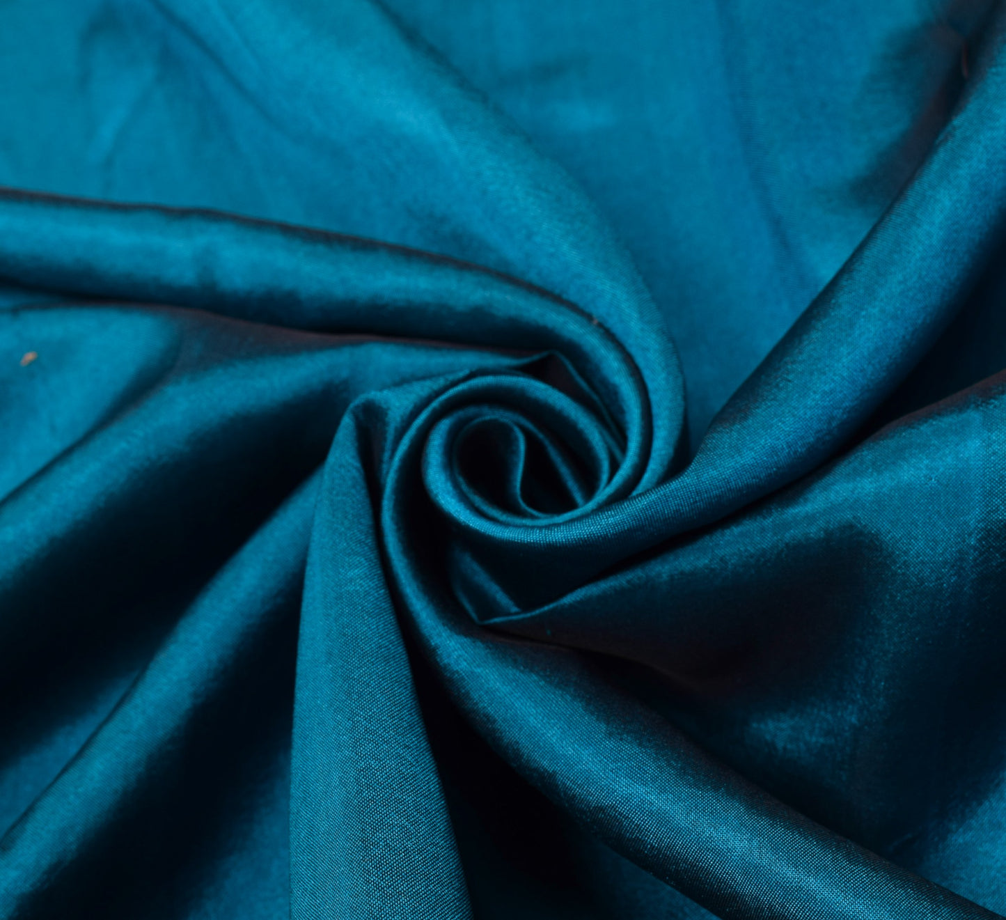 Sushila Vintage Zari Woven Sari Remnant Scrap Pure Silk Dual Toned Craft Fabric