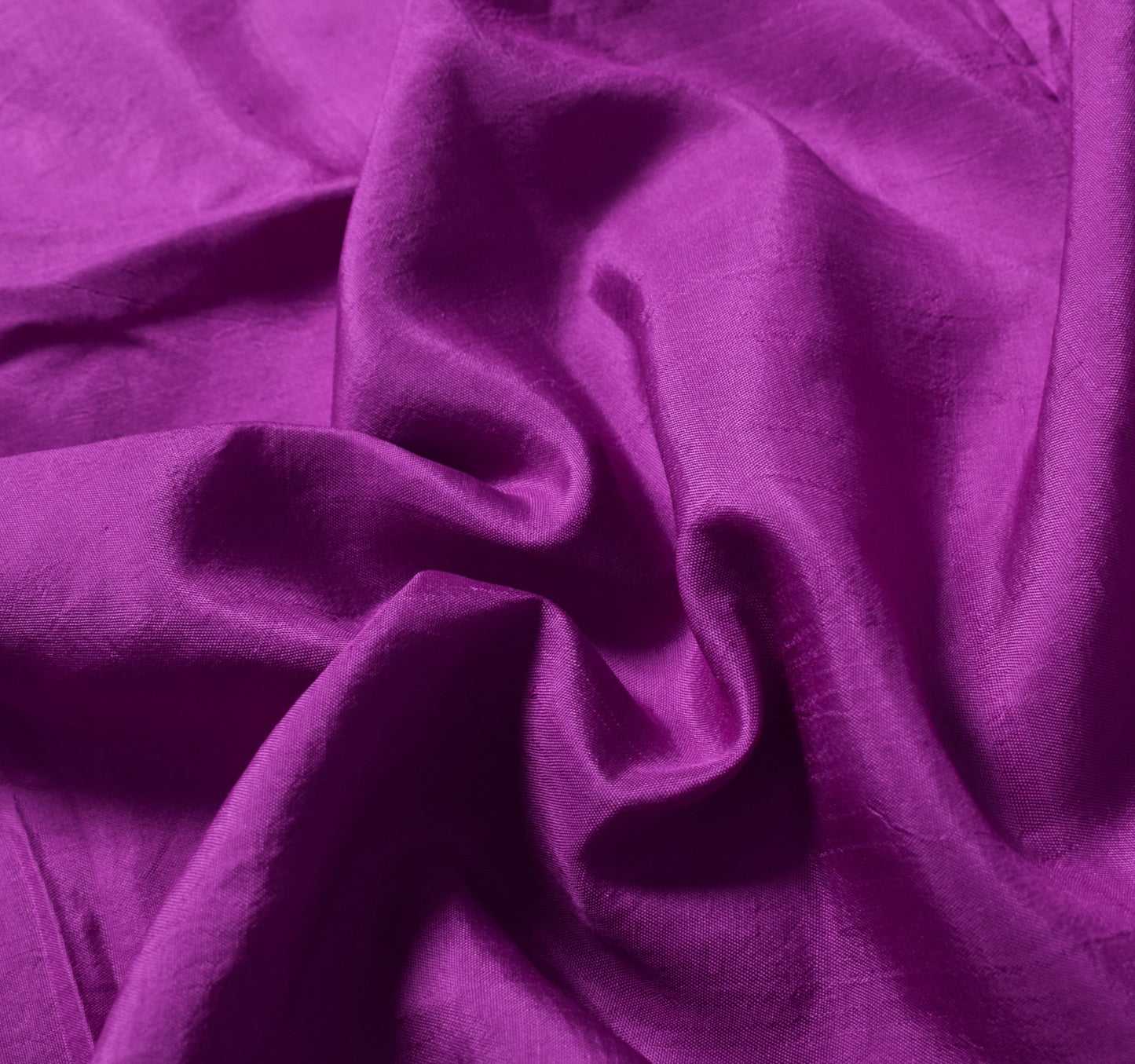 Sushila Vintage Pure Silk Sari Remnant Scrap Multi Purpose Purple Craft Fabric