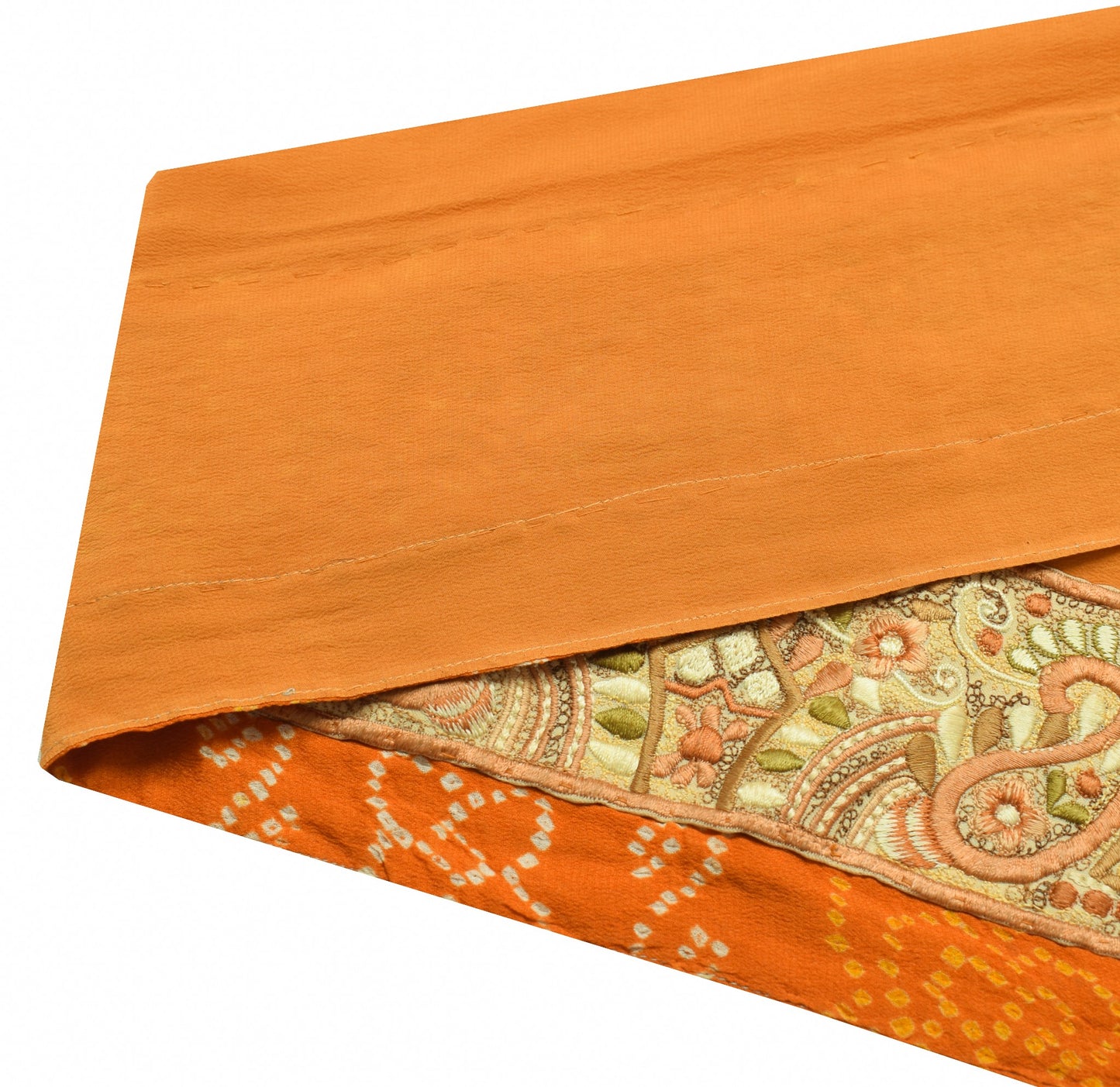 Sushila Vintage Pure Silk Saree Border Indian Craft Sewing Trim Embroidery Lace