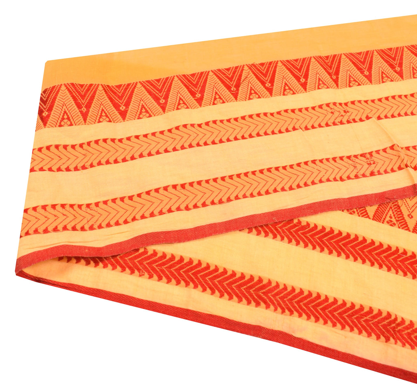 Sushila Vintage Cotton Saree Border Indian Craft Sewing Trim Woven Cotton Ribbon