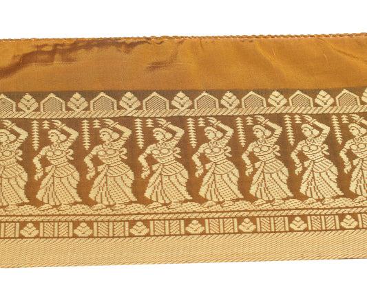 Sushila Vintage Baluchari Woven Saree Border Indian Craft Sewing Trim Ribbon