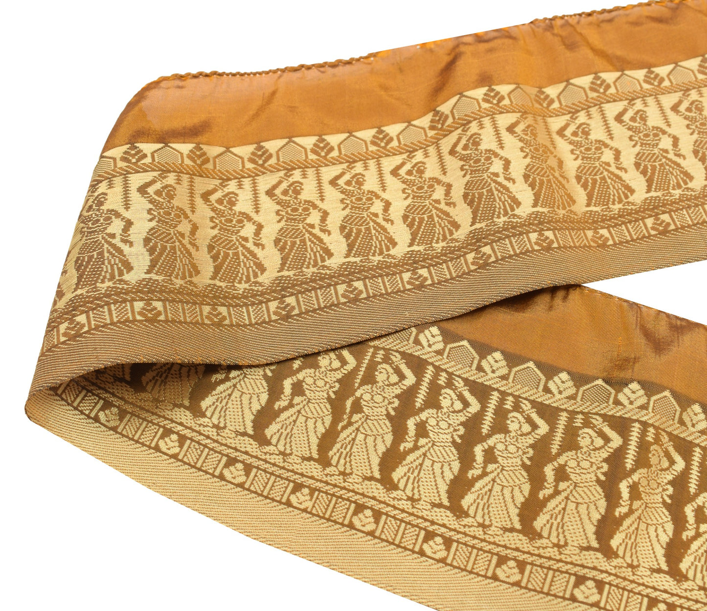 Sushila Vintage Baluchari Woven Saree Border Indian Craft Sewing Trim Ribbon