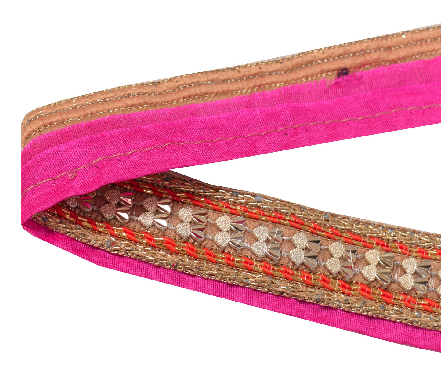 Sushila Vintage Patch Work Saree Border Indian Craft Sewing Trim Lace Edges