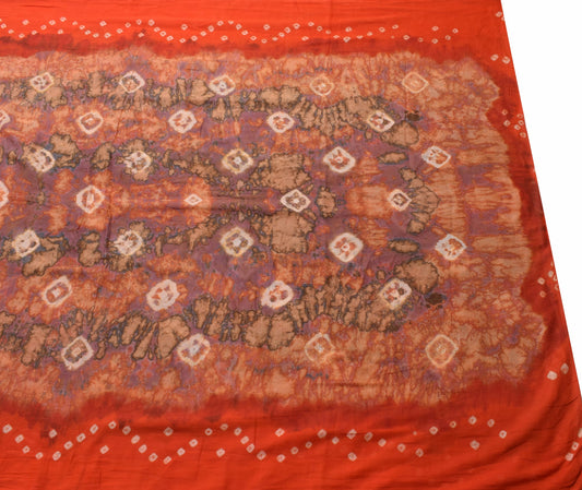 Sushila Vintage Multi-Color Saree 100% Pure Cotton Printed Soft Craft Fabric