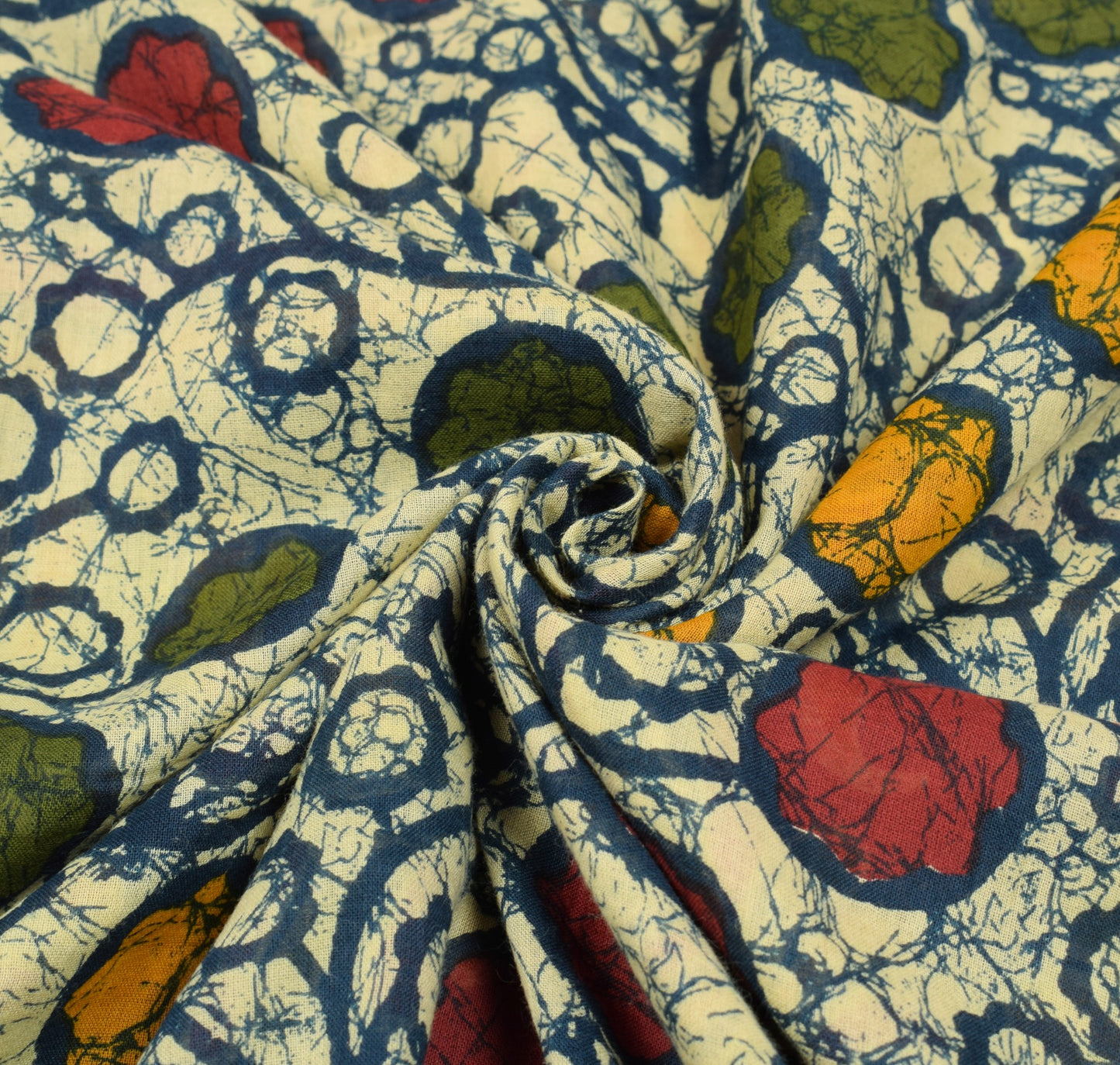 Sushila Vintage Cream Saree Pure Cotton Printed DailyWear Sari Soft Craft Fabric