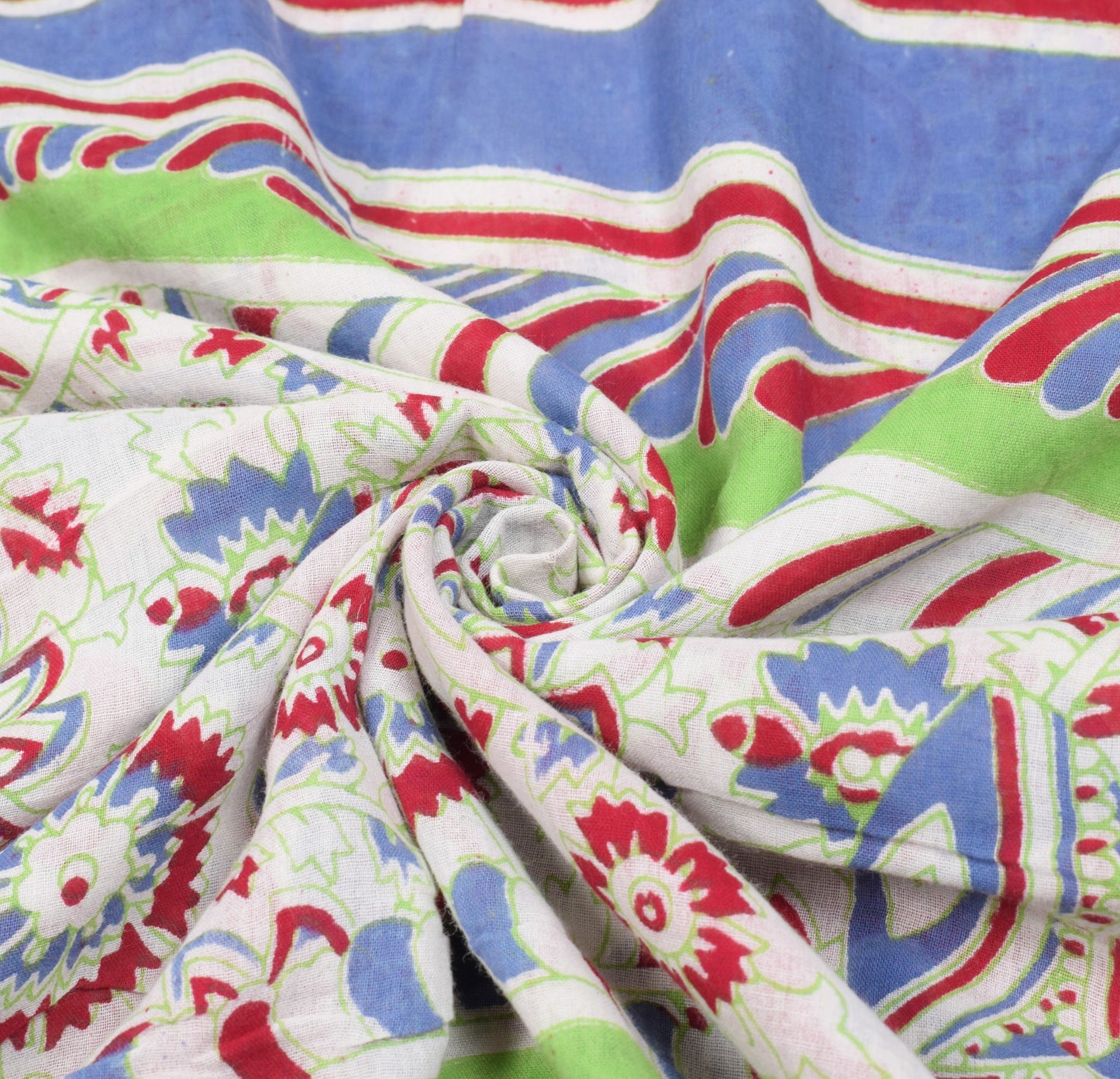 Sushila Vintage White Peacock Saree Pure Cotton Handmade Kalamkari Soft Fabric