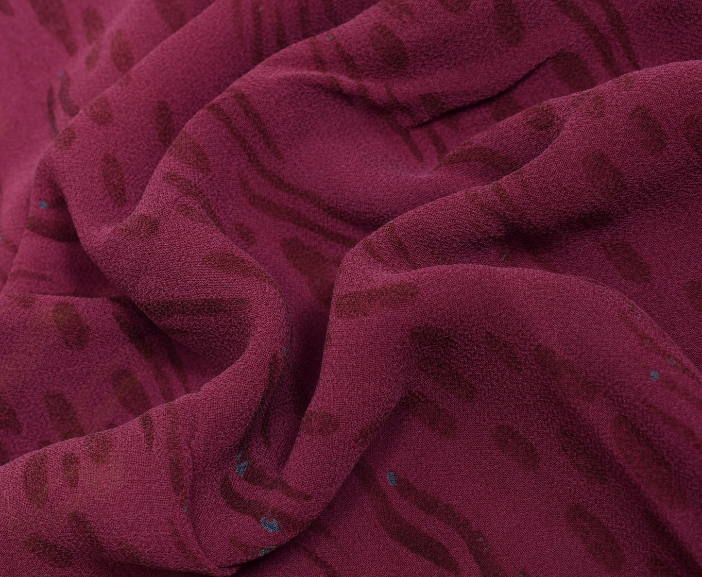 Sushila Vintage Purple Saree 100% Pure Georgette Silk Printed Craft Fabric