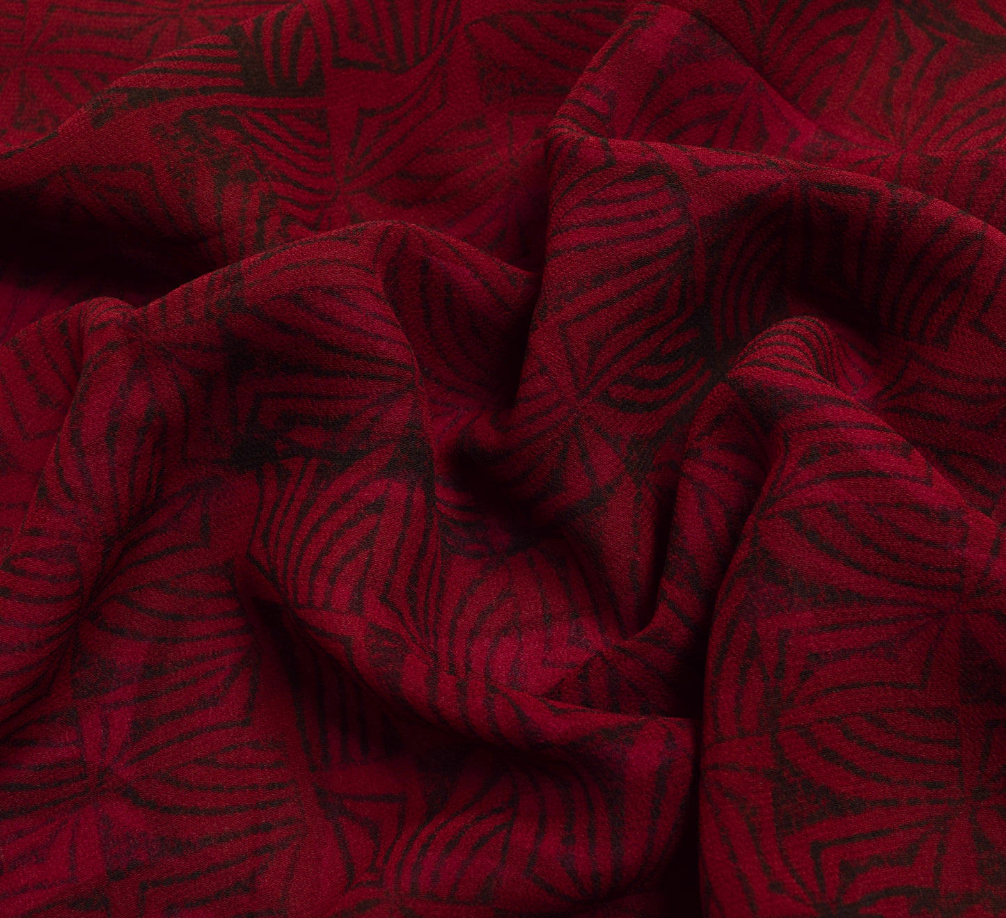 Sushila Vintage Saree 100% Pure Georgette Silk Printed Multi-Color Floral Fabric