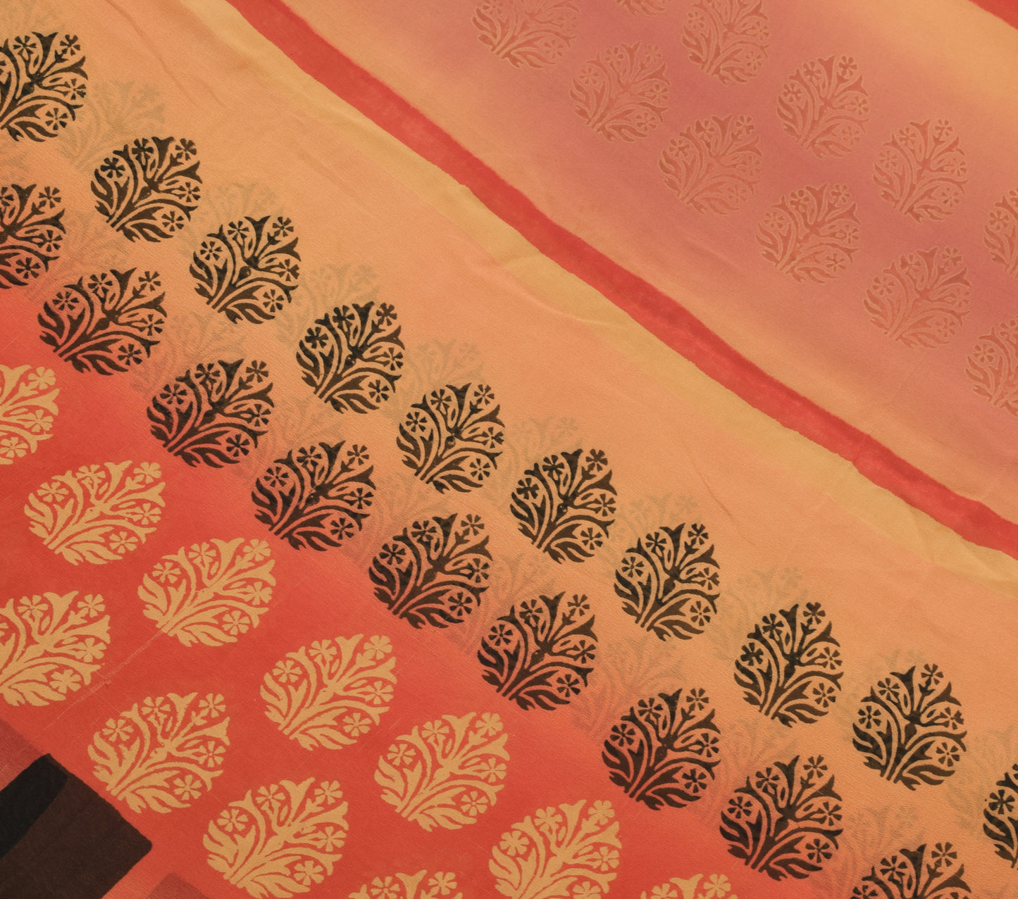 Sushila Vintage Multi-Color Branded Saree Pure Georgette Silk Printed Fabric