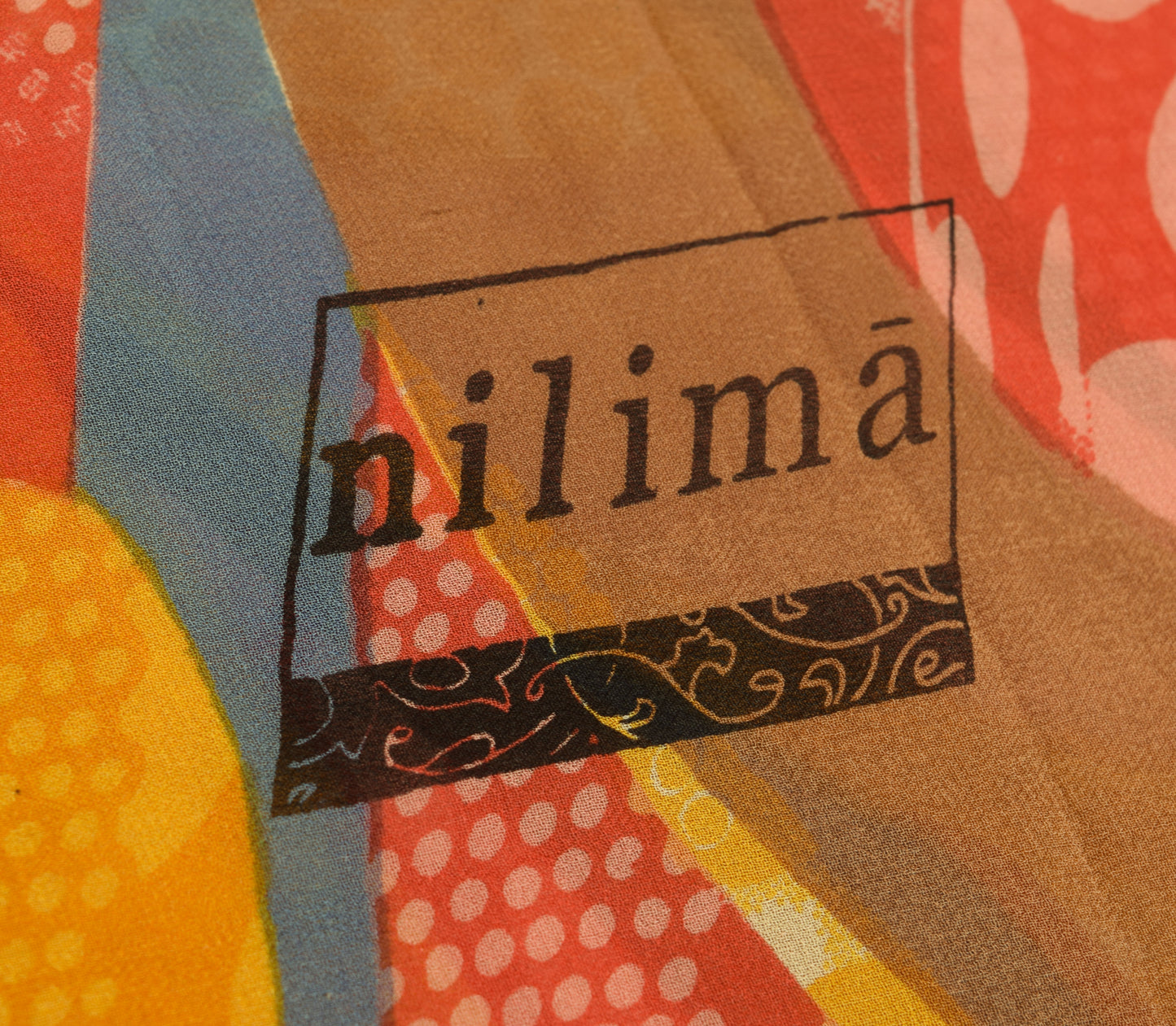 Sushila Vintage Saree 100% Pure Georgette Silk Printed Abstract Craft Fabric