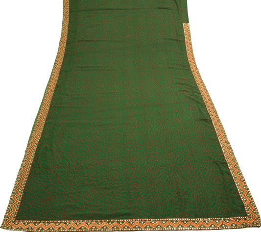 Sushila Vtg Georgette Bandhej Print Occasions Sarees For Rajasthani Bandhani