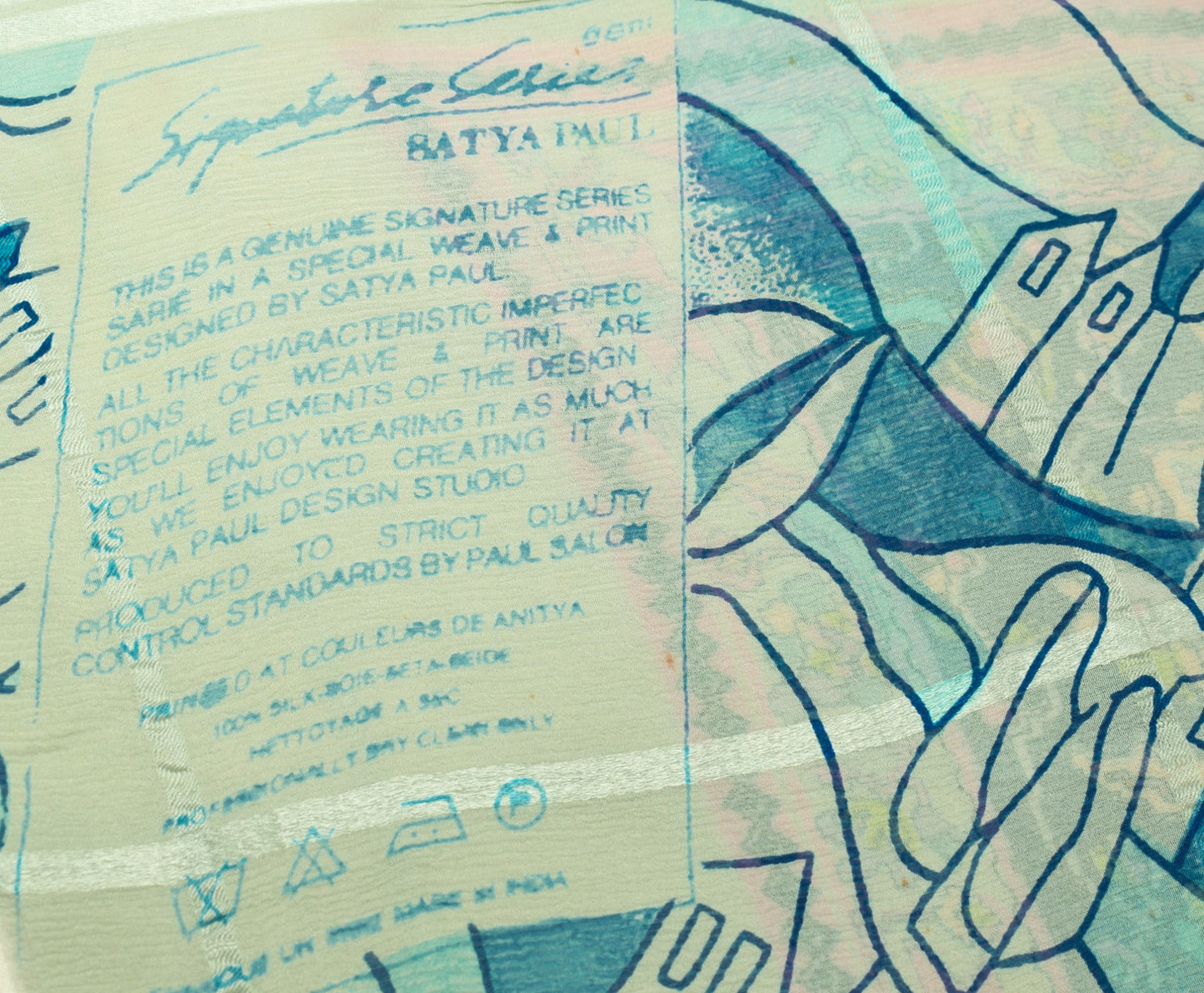 Sushila Vintage Gray BRANDED Saree Printed 100% Pure Chiffon Soft Craft Fabric