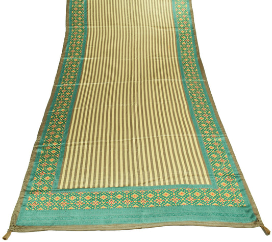 Sushila Vintage Digital Printed Dupatta 100% Pure Satin Silk Stylish Long Stole