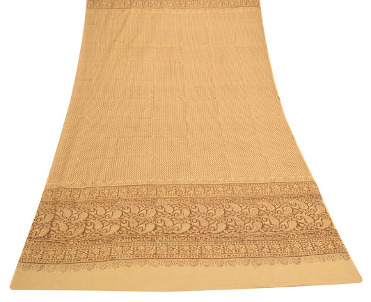 Sushila Vintage Hand Block Printed Dupatta Pure Cotton Zig-Zag Soft Long Stole