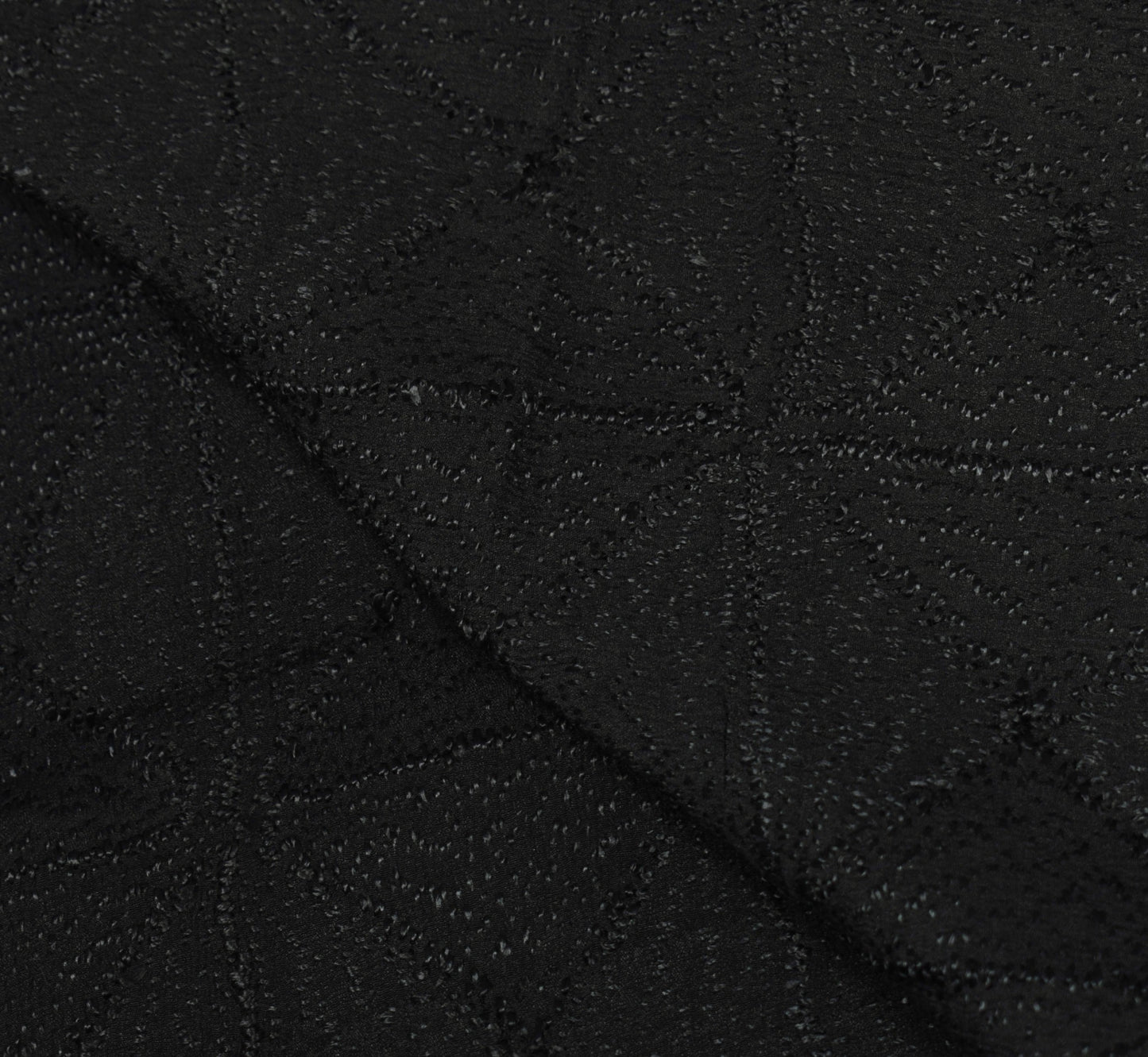 Sushila Vintage Phulkari Heavy Dupatta Pure chiffon Embroidered Black Long Stole