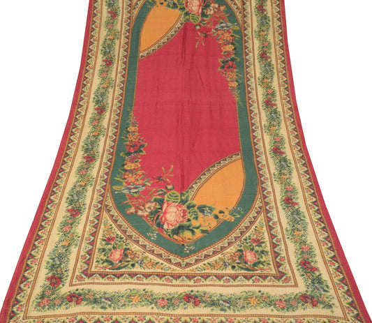 Sushila Vintage Pure Rayon Dupatta Digital Printed Multi-Color Long Stole Veil