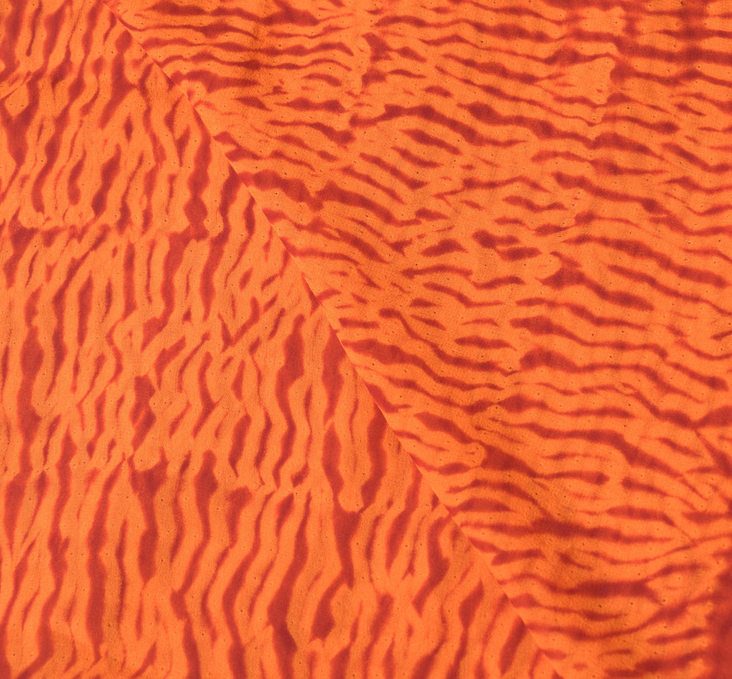 Sushila Vintage Shibori Pure Georgette Dupatta Hand-Dyed Batik Maroon Long Stole