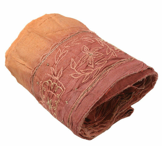 Vintage Saree Border Indian Craft Trim Antique Embroidered Beaded Ribbon Lace