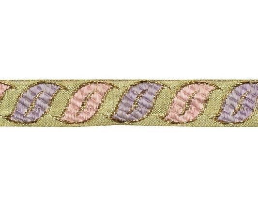 1.25" W 3 Yard Edging Border Indian Craft Trim Woven Multi Sewing Ribbon Lace