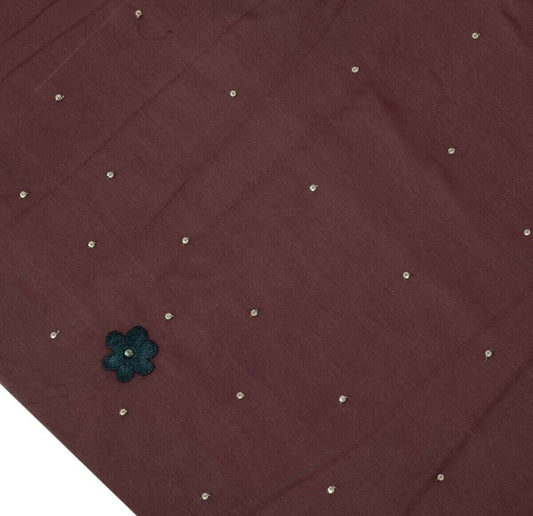 100% Pure Georgette Silk Vintage Sari Remnant Scrap Fabric for Sewing Craft