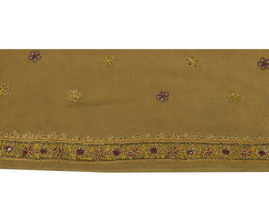 Vintage Sari Border Indian Craft Sewing Trim Hand Embroidered Ribbon Lace