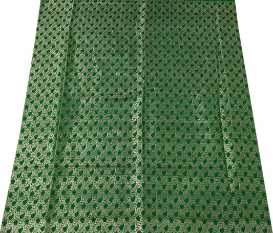 Vintage Saree Remnant Scrap Multi Purpose Craft All Over Zari Woven Fabric