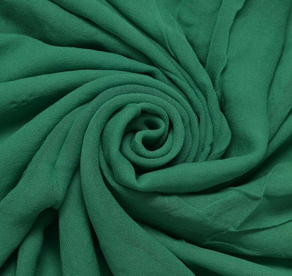 100% Pure Georgette Silk Vintage Sari Remnant Scrap Fabric for Sewing Craft