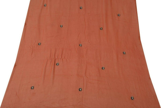100% Pure Georgette Silk Vintage Sari Remnant Scrap Fabric for Sewing Craft