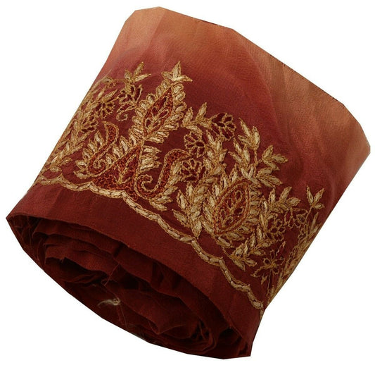 Vintage Saree Border Indian Craft Trim Hand Embroidered Sewing Ribbon Lace