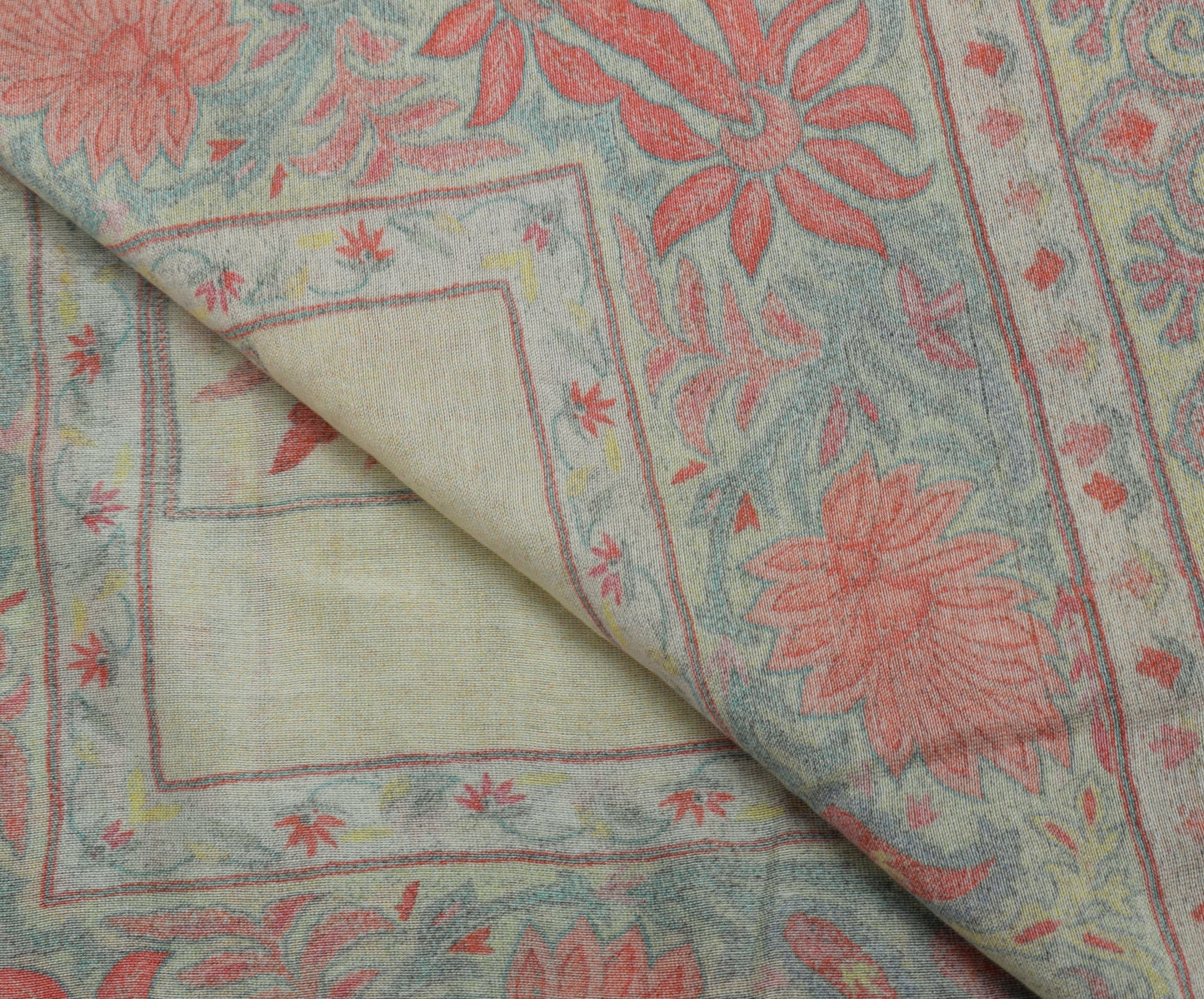 Sushila Vintage Indian Scrap Dupatta 100% Pure Cotton Printed Long Stole Scarves