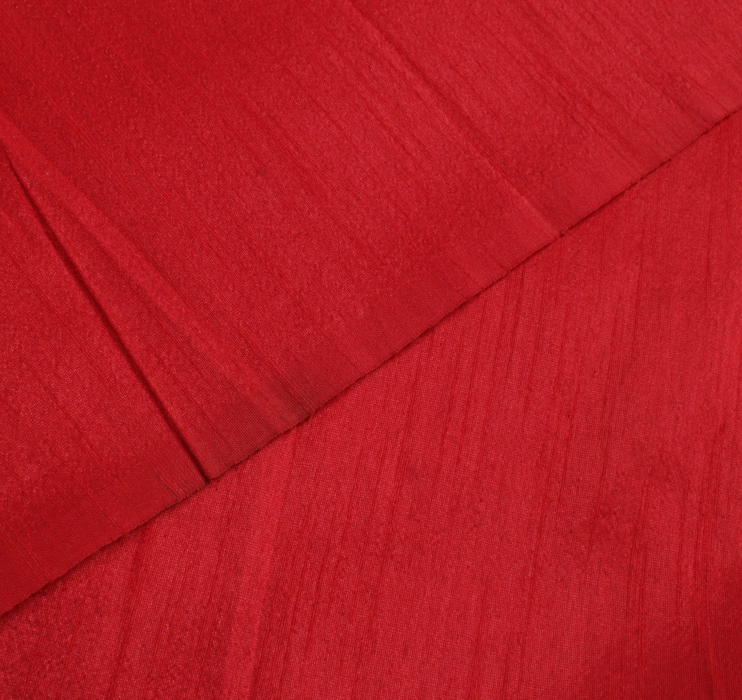 45" Red Blend Silk Dupioni Slub Curtain Drape Craft Dress Fabric By the Yard