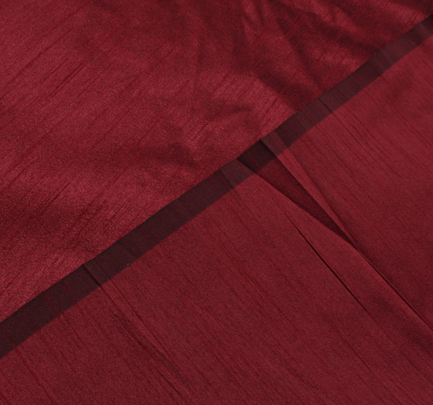 45" Maroon Blend Silk Dupioni Slub Curtain Drape Panel Craft Fabric By the Yard