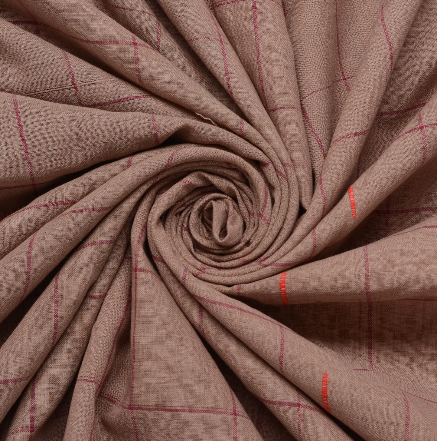 Sushila Vintage Brown Saree 100% Pure Cotton Hand Woven Ikkat Patola Sari Fabric