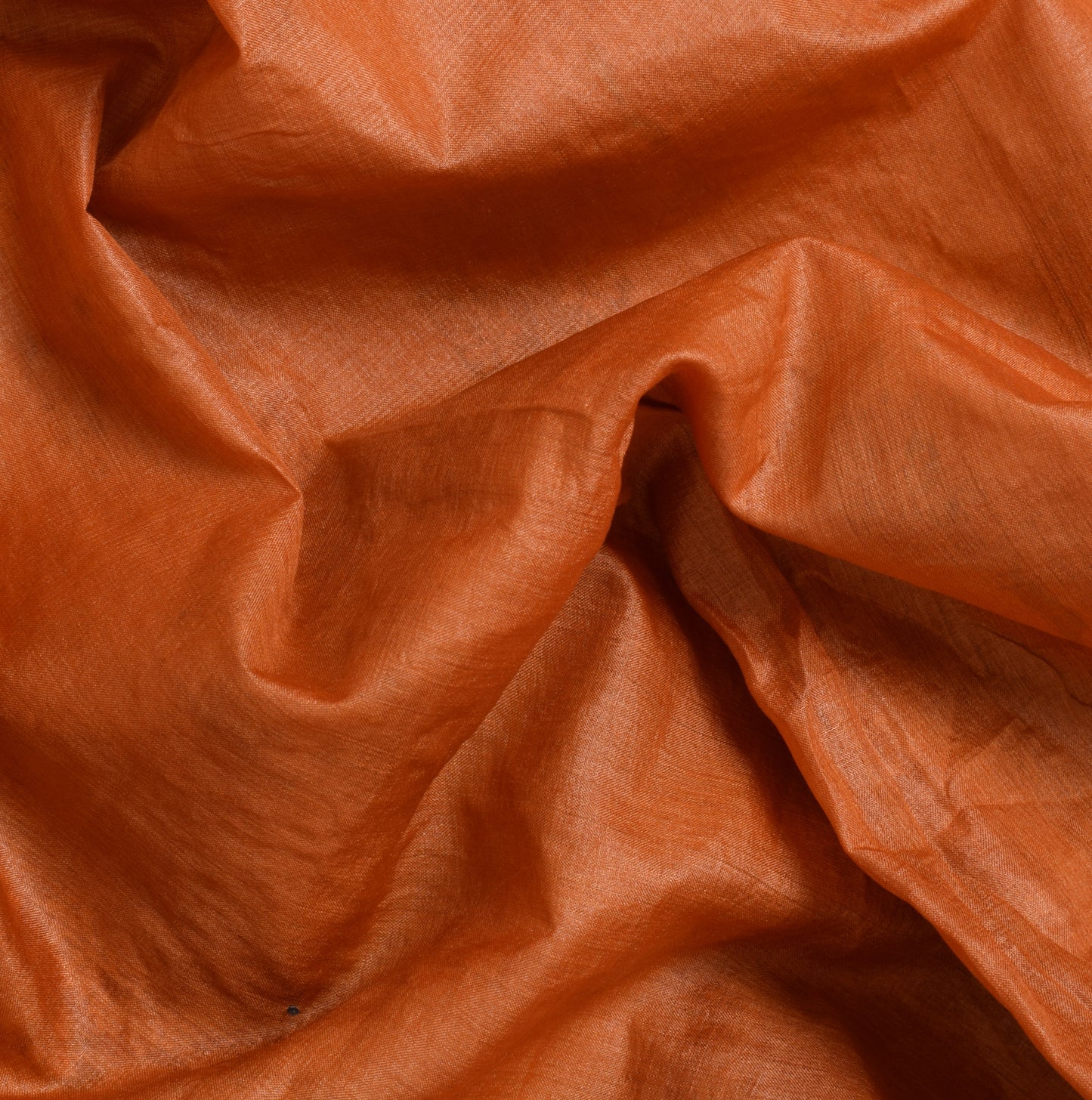 Sushila Vintage Rust Saree 100% Pure Silk Woven & Hand Beaded Floral Sari Fabric